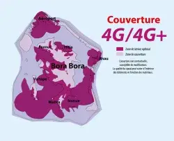 Carte Bora Bora - 4G
