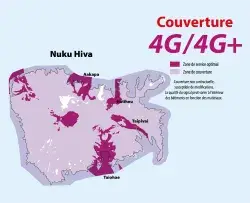 Carte Nuku Hiva - 4G
