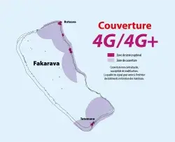 Carte Fakarava - 4G