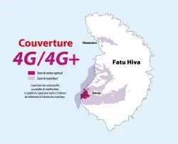 Carte Fatu Hiva - 4G