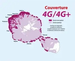 Carte Tahiti - 4G
